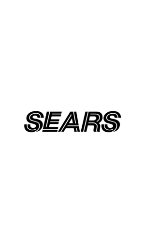 sears logo white
